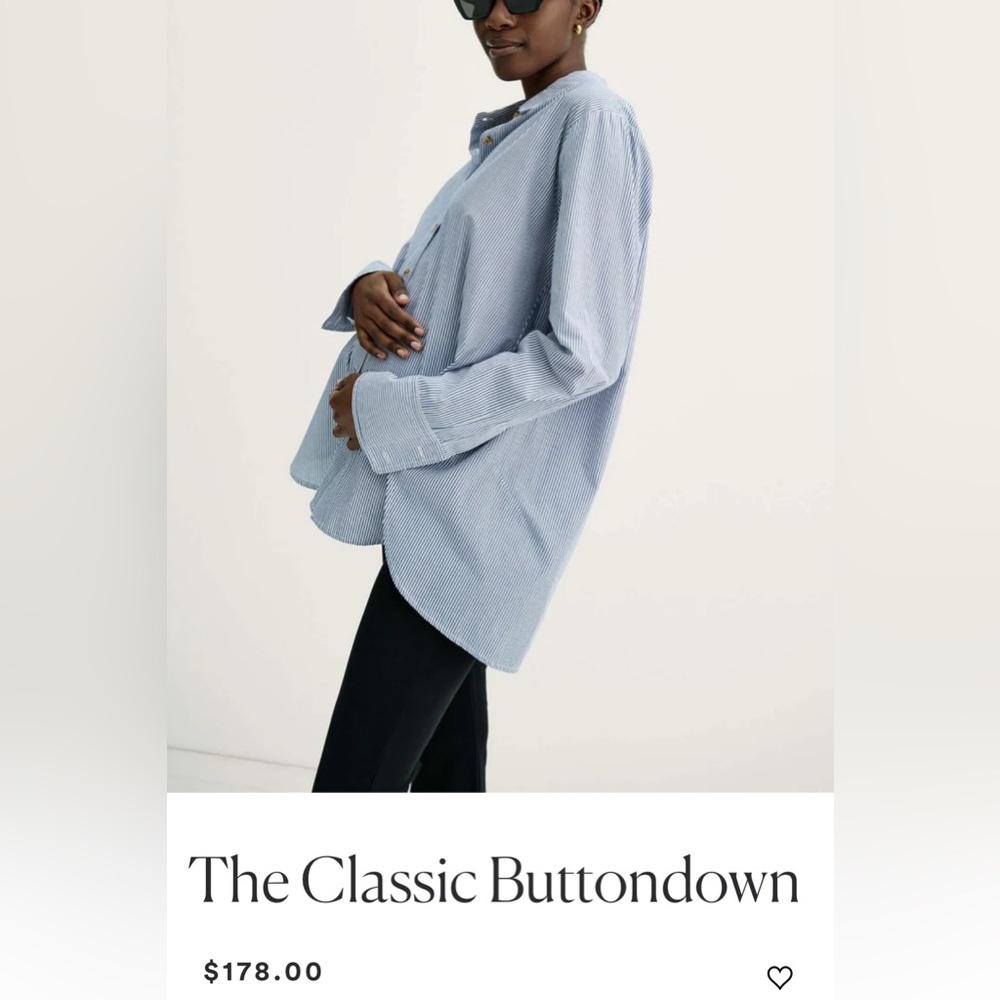 Hatch Collection The Classic Button Down (Maternity)
